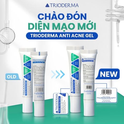 Gel chấm mụn Trioderma tuýp 15g