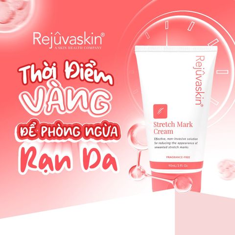 Rejuvaskin Stretch Mark Cream - Kem phòng ngừa và làm mờ rạn da 90ml