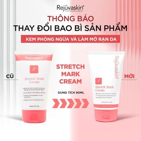 Rejuvaskin Stretch Mark Cream - Kem phòng ngừa và làm mờ rạn da 90ml