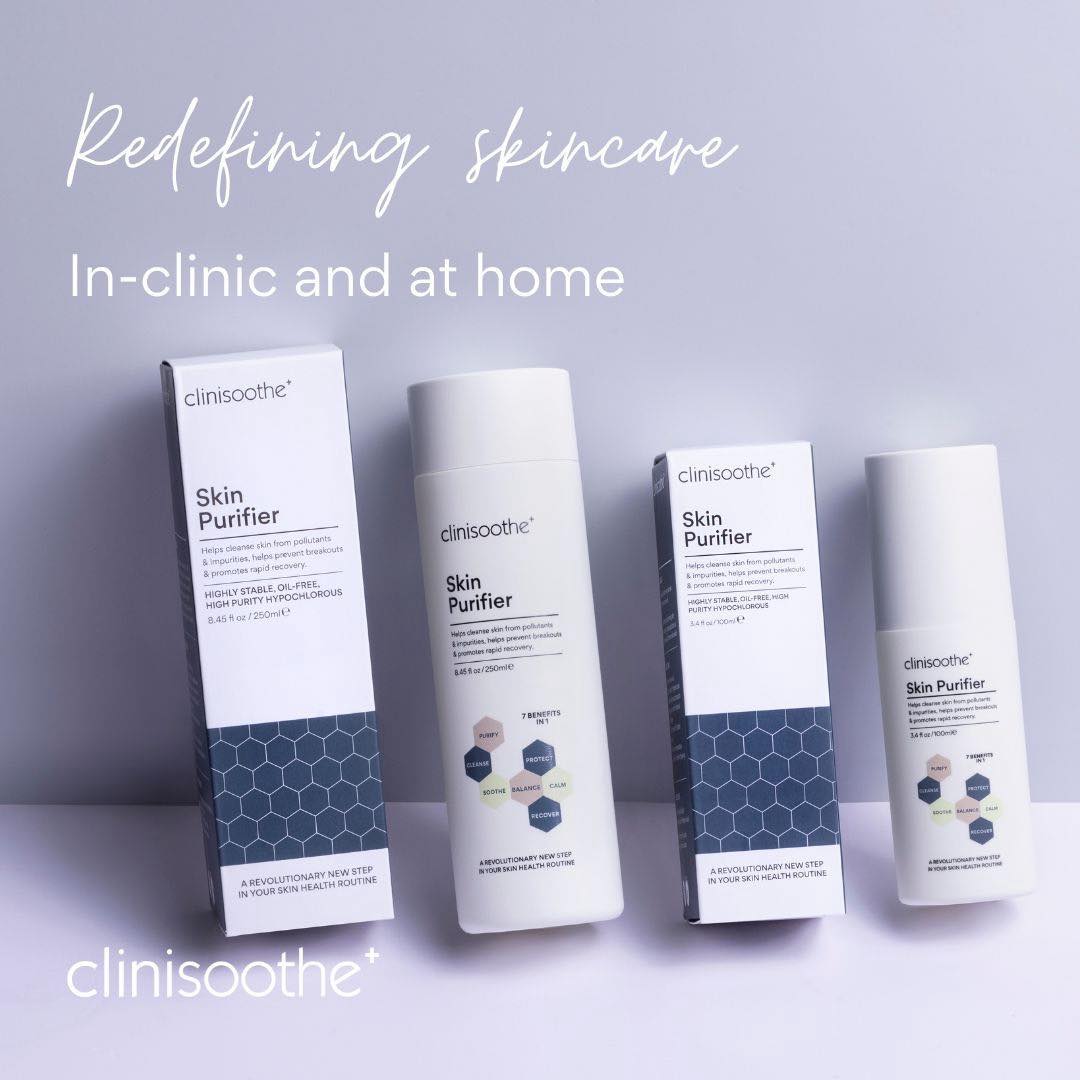 Clinisoothe+ Skin Purifier làm sạch, kháng khuẩn, giảm mẩn đỏ, phục hồi, thúc đẩy làm lành tổn thương 100ml 250ml