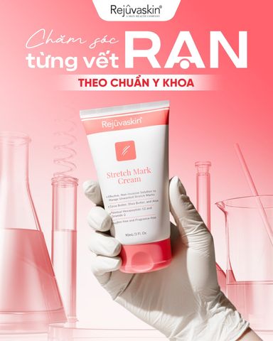 Rejuvaskin Stretch Mark Cream - Kem phòng ngừa và làm mờ rạn da 90ml