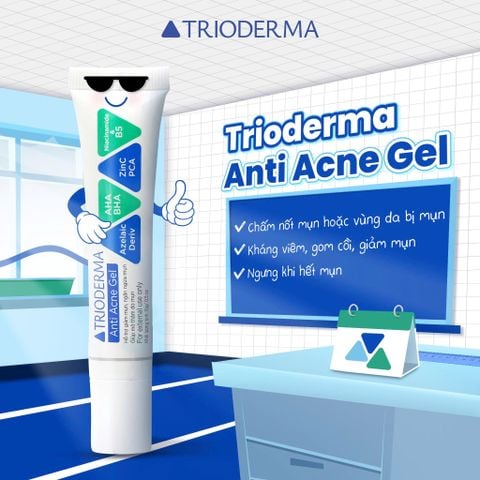 Gel chấm mụn Trioderma tuýp 15g
