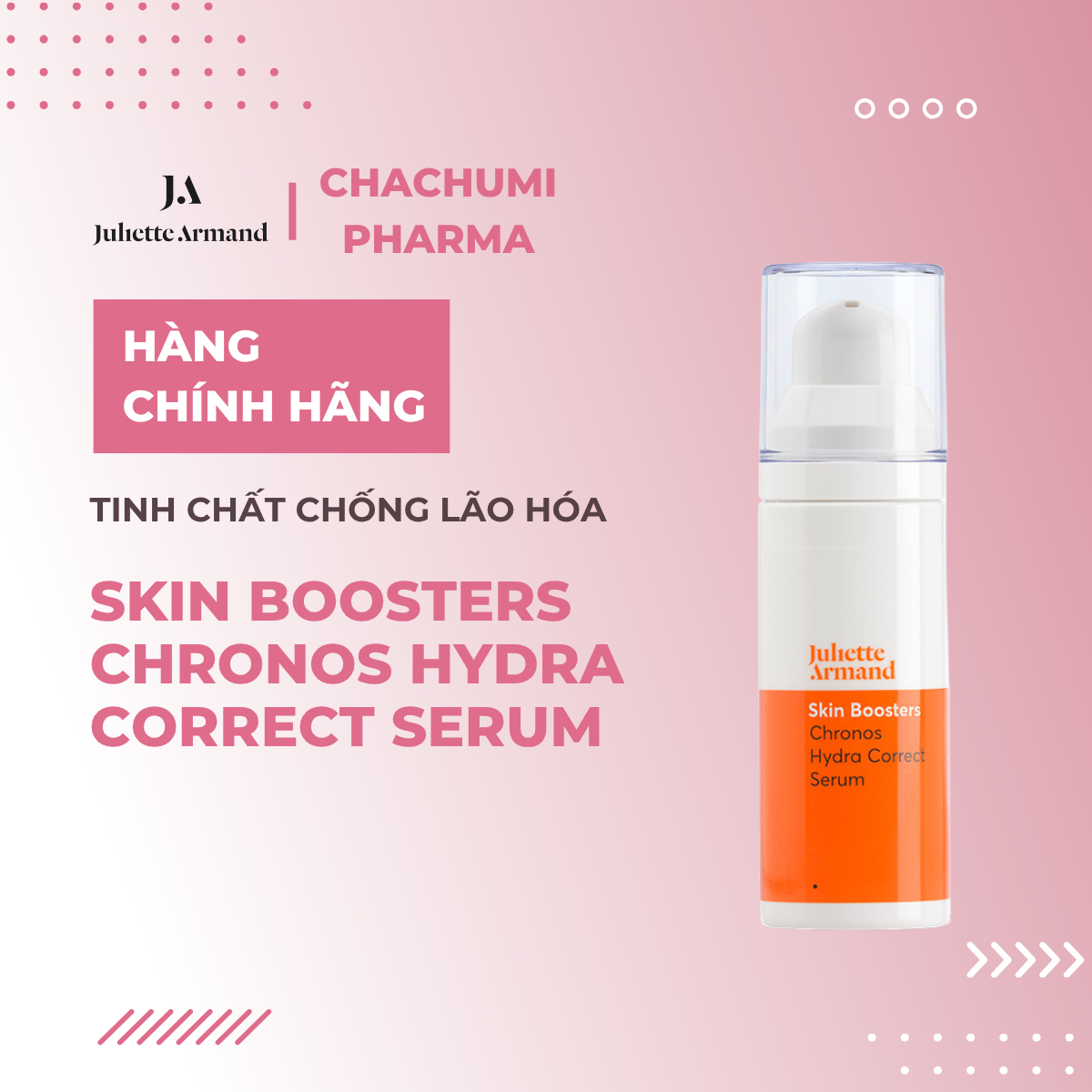 Juliette Armand Chronos Hydra Correct Serum Tinh Chất Chống Lão Hóa 30ml