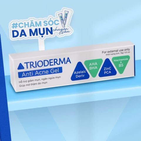 Gel chấm mụn Trioderma tuýp 15g