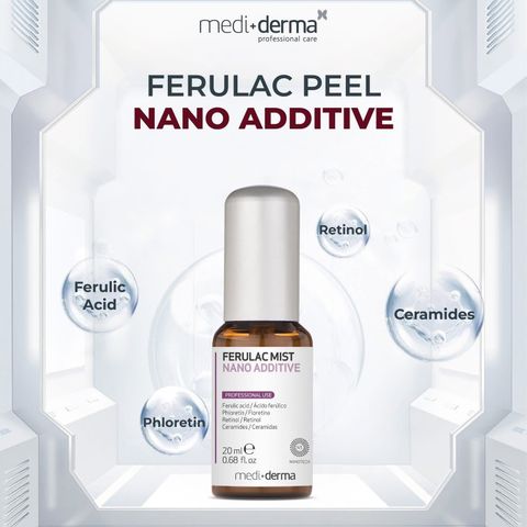 Mediderma Ferulac Nano Additive Xịt Peel Tăng Cường Trẻ Hoá Và Chống Oxy Hoá