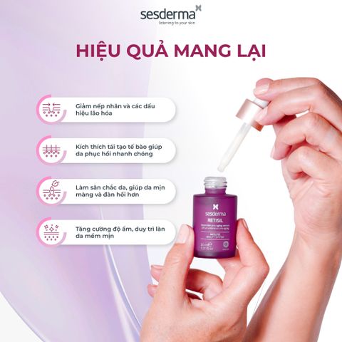 Sesderma Retisil Intensive Pro-Aging Serum 30ml – Serum HPR Tái Tạo Da, Hỗ Trợ Giảm Nếp Nhăn