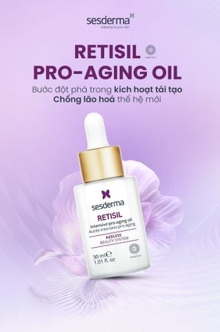 Sesderma Retisil Intensive Pro-Aging Oil 30ml – Dầu Dưỡng HPR Giảm Nếp Nhăn, Chống Lão Hóa, Làm Mịn Da