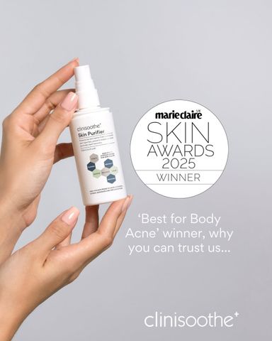 Clinisoothe+ Skin Purifier làm sạch, kháng khuẩn, giảm mẩn đỏ, phục hồi, thúc đẩy làm lành tổn thương 100ml 250ml