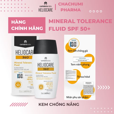 Kem chống nắng Heliocare 360 Water Gel SPF 50+ 50ML