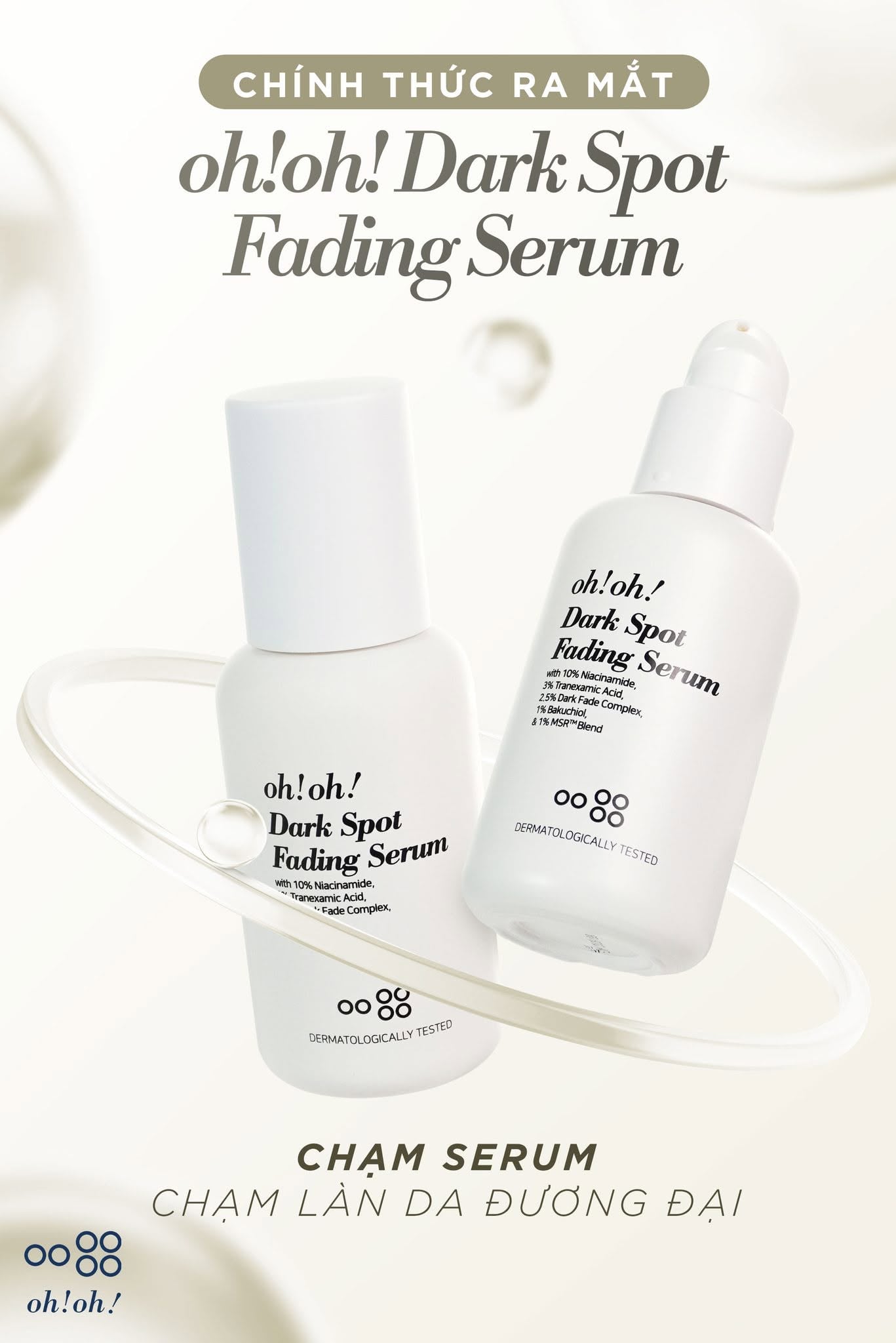 Oh!oh! Dark Spot Fading Serum 30ml - Tinh Chất Kiểm Soát Sắc Tố Toàn Diện & Chống Lão Hóa 30ml
