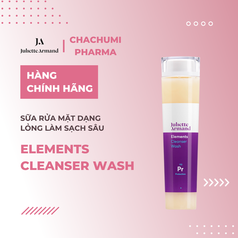 Juliette Armand Elements Cleanser Wash Sữa Rửa Mặt Dạng Lỏng Làm Sạch Sâu Cho Mọi Loại Da 210ml