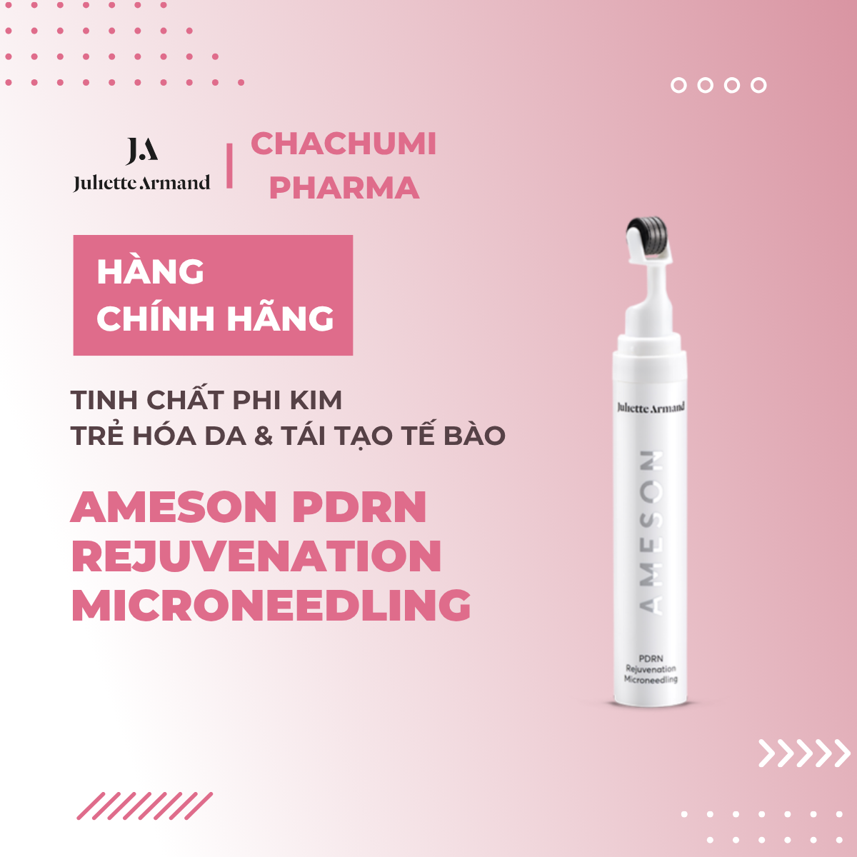 Juliette Armand Elements PDRN Rejuvenation Microneedling Tinh Chất Phi Kim Trẻ Hóa Da Và Tái Tạo Tế Bào 20ml