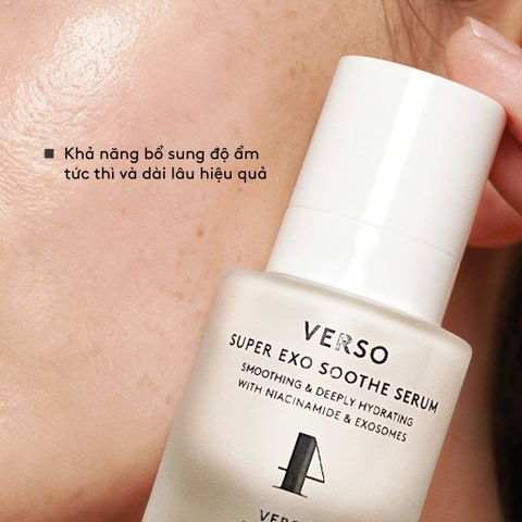 Verso Super Exo Soothe Serum - Tinh Chất Cấp Ẩm Làm Dịu 30ml
