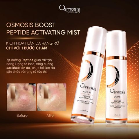 Xịt Khoáng Osmosis Boost Peptide Activating Mist Phục Hồi Và Làm Dịu Da