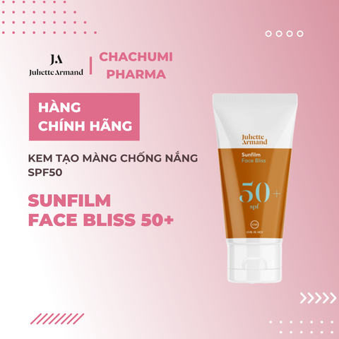 Juliette Armand Sunfilm Face Bliss 50+ Kem Tạo Màng Chống Nắng SPF 50 55ml
