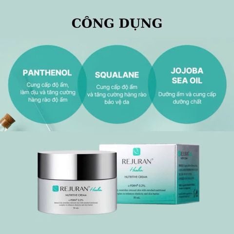 Rejuran Nutritive Cream - Kem dưỡng dưỡng ẩm, phục hồi da 50ml