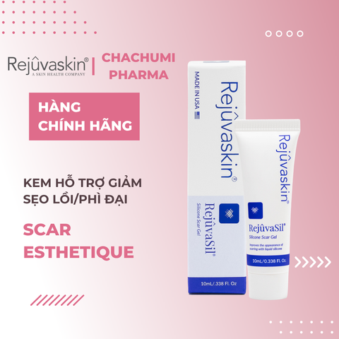 Rejuvaskin Scar RejuvaSil Gel Dưỡng Giảm Sẹo Lồi / Phì Đại, Làm Mềm Da