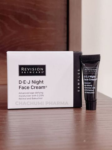 [Tuýp 4gram] Revision Skincare D·E·J Night Face Cream - Kem Dưỡng Làm Giảm Nếp Nhăn Và Cải Thiện Độ Đàn Hồi Cho Da