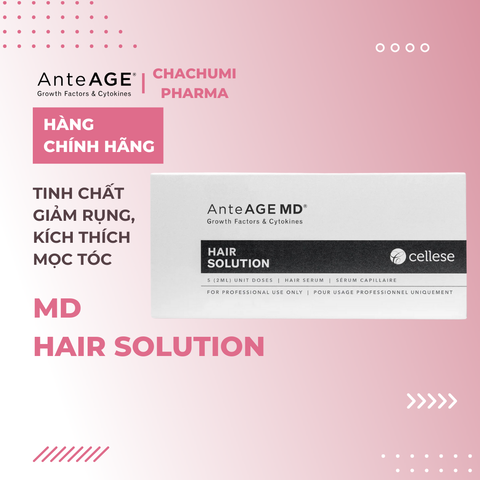 AnteAGE MD Hair Solution - Tinh Chất Giảm Rụng Và Kích Thích Mọc Tóc