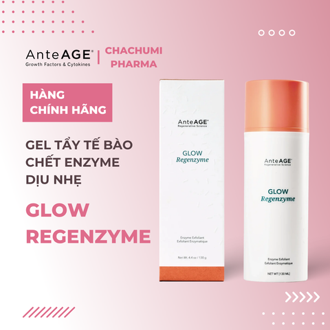 AnteAGE GLOW Regenzyme - Gel Tẩy Tế Bào Chết Enzyme Dịu Nhẹ Dành Cho Mọi Loại Da 130ml