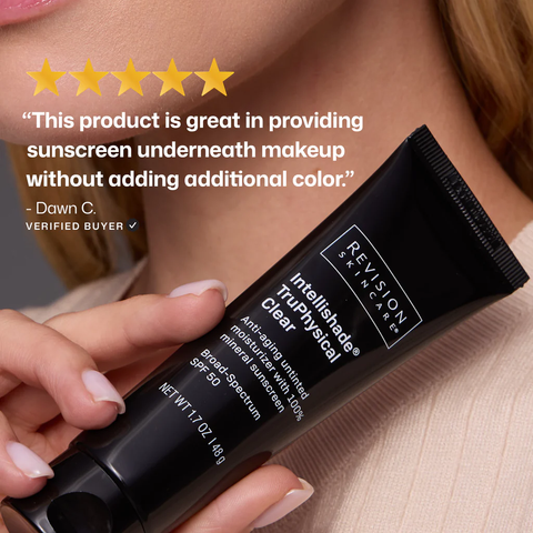 [Tuýp 4g] Kem Chống Nắng Revision Skincare Intellishade Truphysical Clear Kết Hợp Dưỡng Ẩm Và Làm Giảm Nếp Nhăn