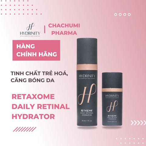 Hydrinity RetaXome Daily Retinal Hydrator - Tinh Chất Trẻ Hoá, Căng Bóng Da