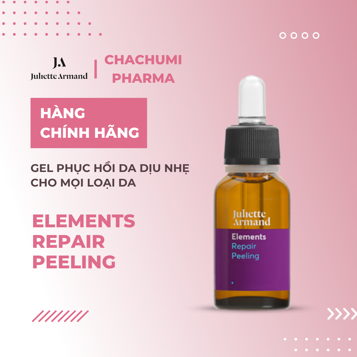 Juliette Armand Elements Elements Repair Peeling Gel Phục Hồi Da Dịu Nhẹ Cho Mọi Loại Da 10ml