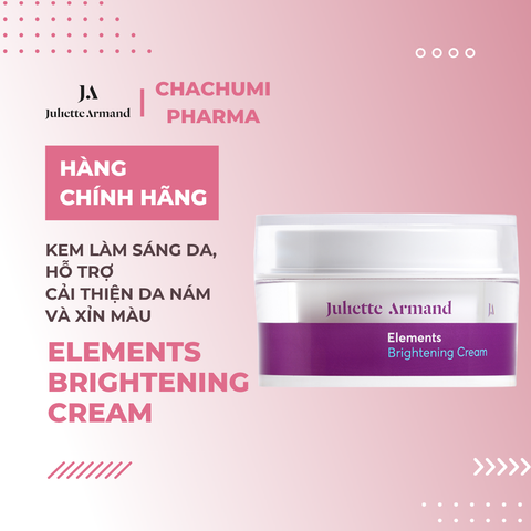 Juliette Armand Elements Brightening Cream Kem Làm Sáng Da, Hỗ Trợ Cải Thiện Da Nám Và Xỉn Màu 50ml