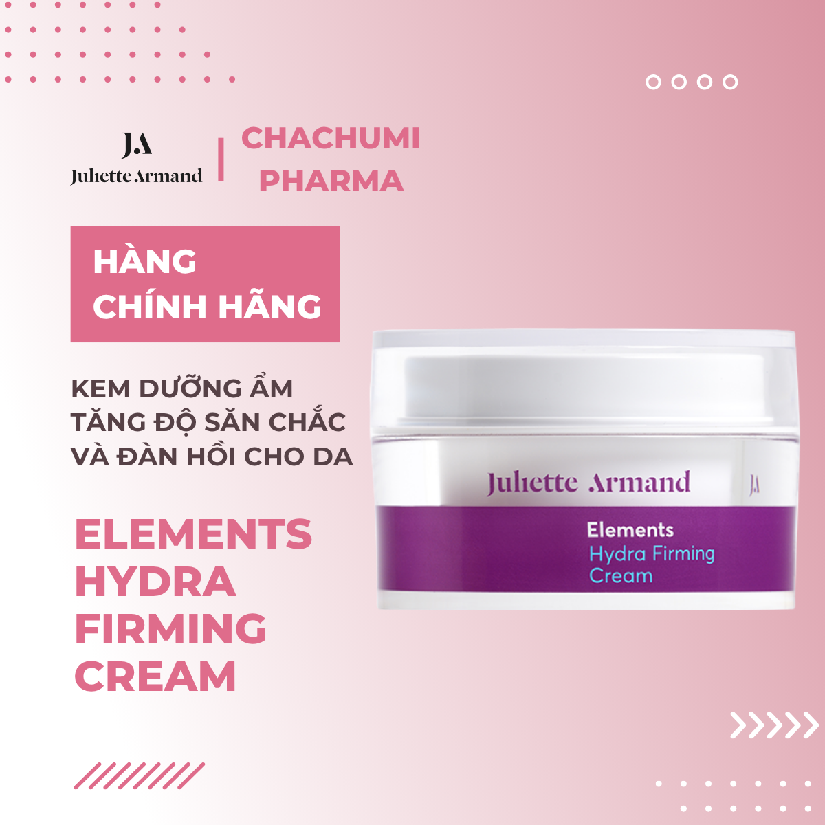 Juliette Armand Elements Hydra Firming Cream Kem Dưỡng Ẩm Tăng Độ Săn Chắc Và Đàn Hồi Cho Da 50ml