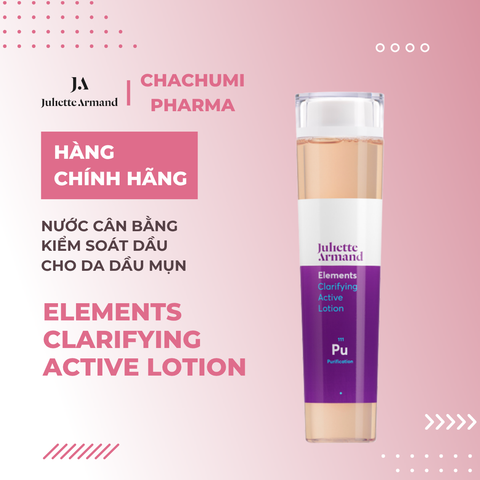 Juliette Armand Elements Clarifying Active Lotion Nước Cân Bằng Kiểm Soát Dầu Cho Da Dầu Mụn 210ml