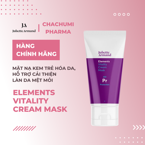 Juliette Armand Elements Vitality Cream Mask Mặt Nạ Kem Trẻ Hóa Da, Hỗ Trợ Cải Thiện Làn Da Mệt Mỏi 50ml