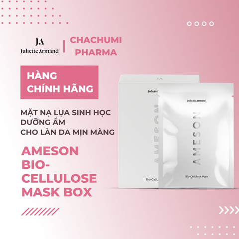 Juliette Armand Ameson Bio-Cellulose Mask Box Mặt Nạ Lụa Sinh Học Dưỡng Ẩm Cho Làn Da Mịn Màng