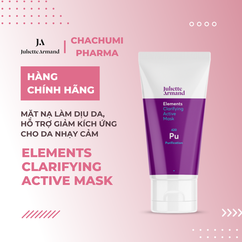 Juliette Armand Elements Clarifying Active Mask Mặt Nạ Làm Dịu Da, Hỗ Trợ Giảm Kích Ứng Cho Da Nhạy Cảm 50ml