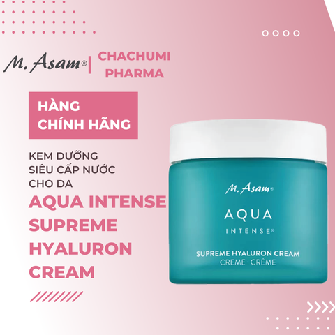 M. Asam Aqua Intense Supreme Hyaluron Cream Kem Dưỡng Siêu Cấp Nước Cho Da 50ml