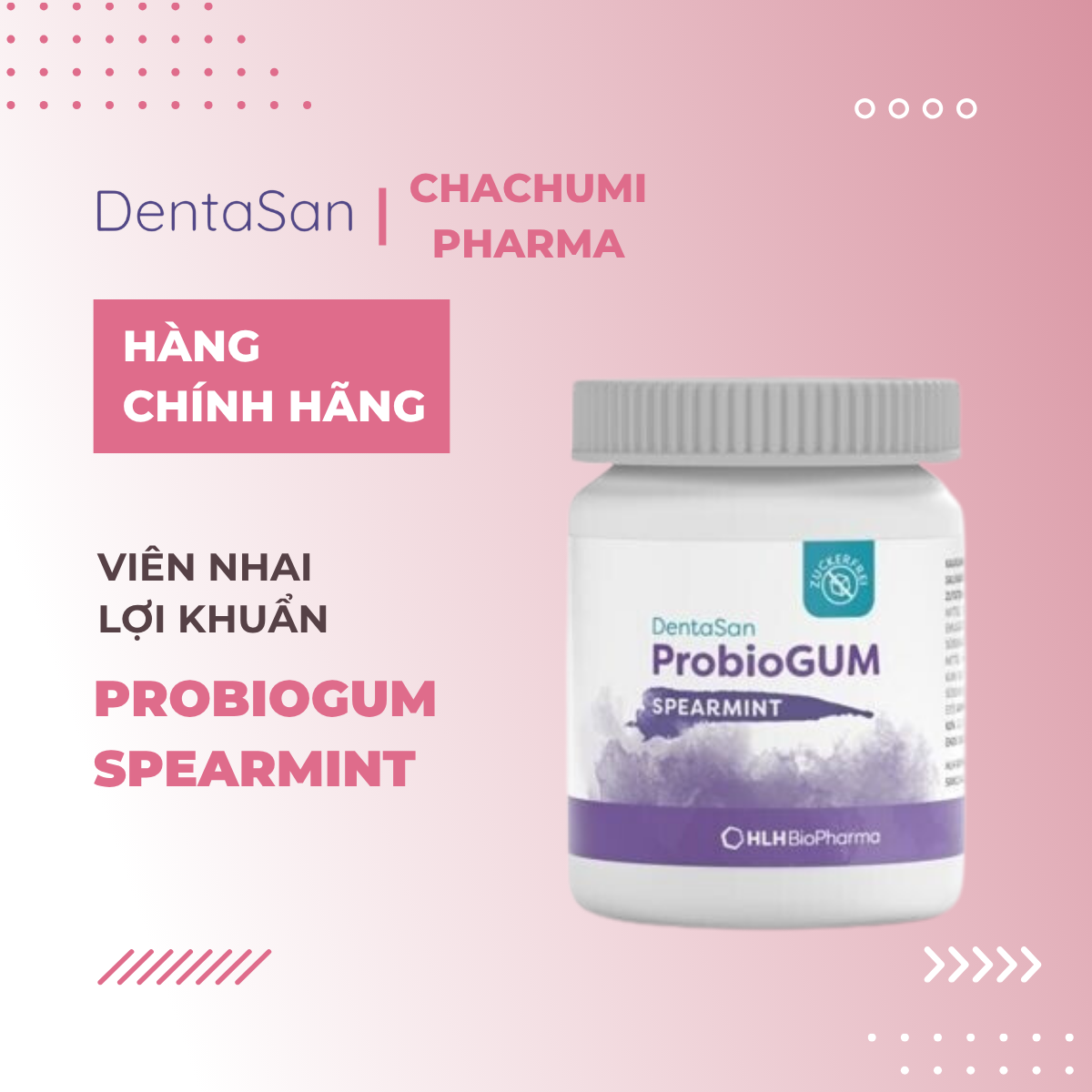 Viên nhai bổ sung lợi khuẩn DentaSan ProbioGUM
