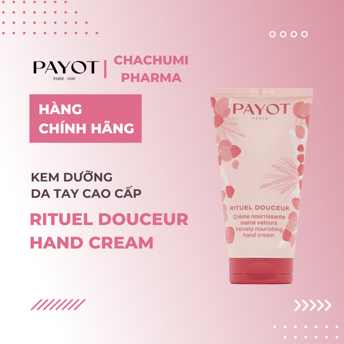Kem Tay Payot Rituel Douceur Hand Cream Kem Dưỡng Da Tay Cao Cấp Từ Pháp 75ml
