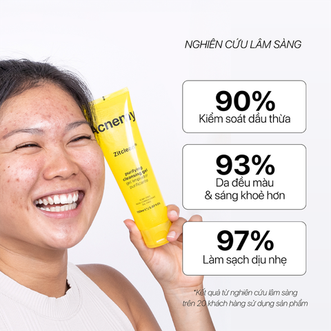 Acnemy Zitclean Purifying Cleansing Gel - Gel Rửa Mặt Làm Sạch Sâu Và Hỗ Trợ Làm Giảm Mụn 150ml