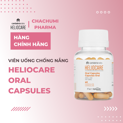 Viên Uống Chống Nắng Heliocare Oral Capsules 60 viên