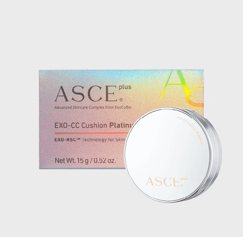 ASCE plus EXO-CC Cushion Platinum - Phấn Nước CC Cushion Che Phủ Dưỡng Da Chống Nắng Exosome
