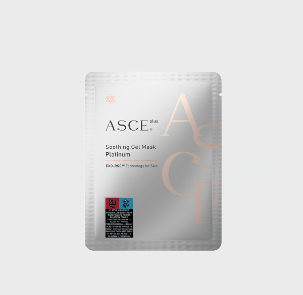ASCE plus Soothing Gel Mask Platinum - Mặt Nạ Làm Dịu Phục Hồi Da Tổn Thương, Kích Ứng Hoặc Sau Xâm Lấn 38ml x 3 miếng/hộp