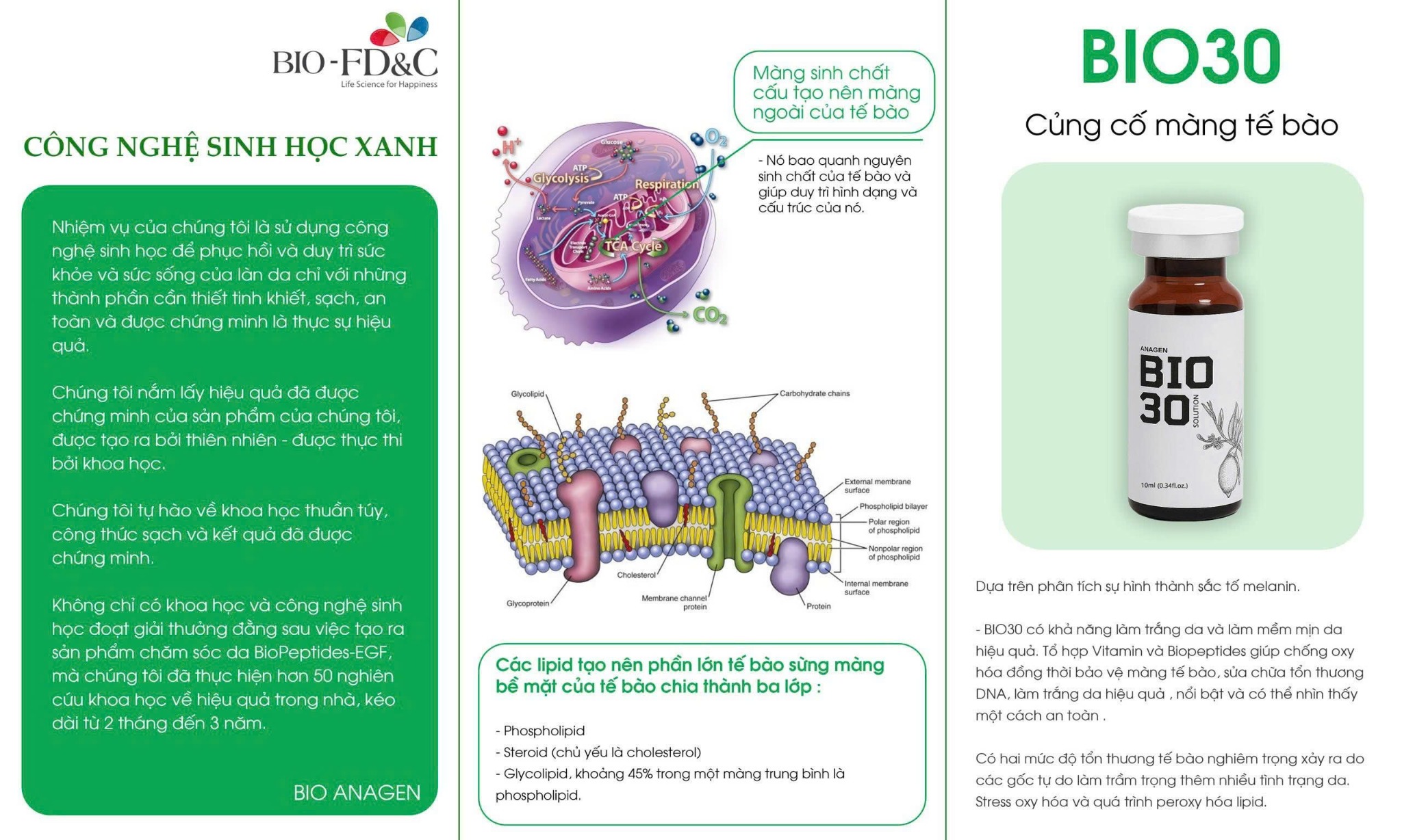 Tinh Chất Bio 30 Anagen - Tinh Chất Hỗ Trợ Làm Trắng Da Và Phục Hồi Da 10ml