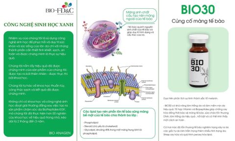 Tinh Chất Bio 30 Anagen - Tinh Chất Hỗ Trợ Làm Trắng Da Và Phục Hồi Da 10ml