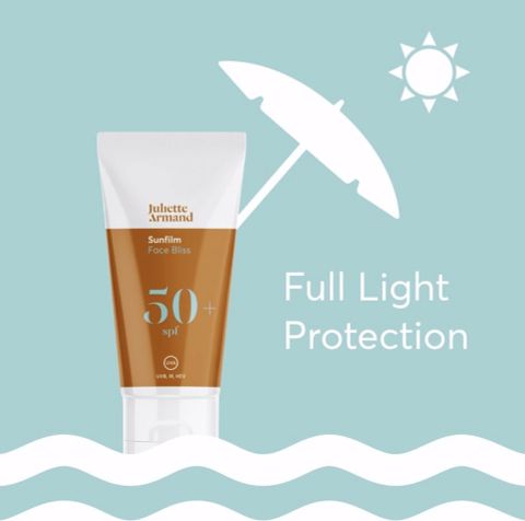 Juliette Armand Sunfilm Face Bliss 50+ Kem Tạo Màng Chống Nắng SPF 50 55ml