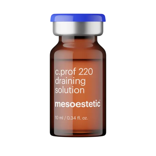 Mesoestetic C.Prof 220 Draining Solution - Tinh Chất Hỗ Trợ Dẫn Lưu, Chống Oxy Hoá, Săn Chắc Da 5x10ml