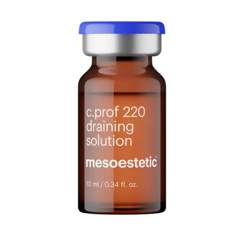 Mesoestetic C.Prof 220 Draining Solution - Tinh Chất Hỗ Trợ Dẫn Lưu, Chống Oxy Hoá, Săn Chắc Da 5x10ml
