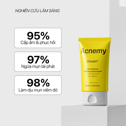Acnemy Zitcalm Anti Redness Calming Moisturizer Kem Dưỡng Làm Dịu Da Và Hỗ Trợ Phục Hồi Da 50ml
