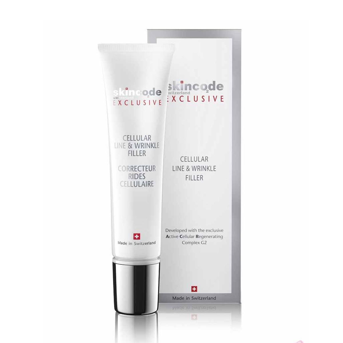 Skincode Cellular Line & Wrinkle Filler - Filler thoa chiết xuất tế bào, xóa nếp nhăn và làm đầy đường nét khuôn mặt 15ml