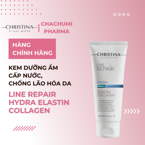 Christina Line Repair Hydra Elastin Collagen Kem Dưỡng Ẩm Cấp Nước, Chống Lão Hóa Da 60ml