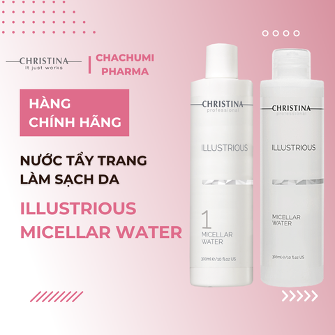 Tẩy Trang Christina Illustrious Micellar Water Nước tẩy trang làm sạch da 300ml