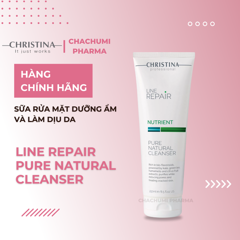Sữa rửa mặt Christina Line Repair Nutrient Pure Natural Cleanser dưỡng ẩm và làm dịu da 250ml